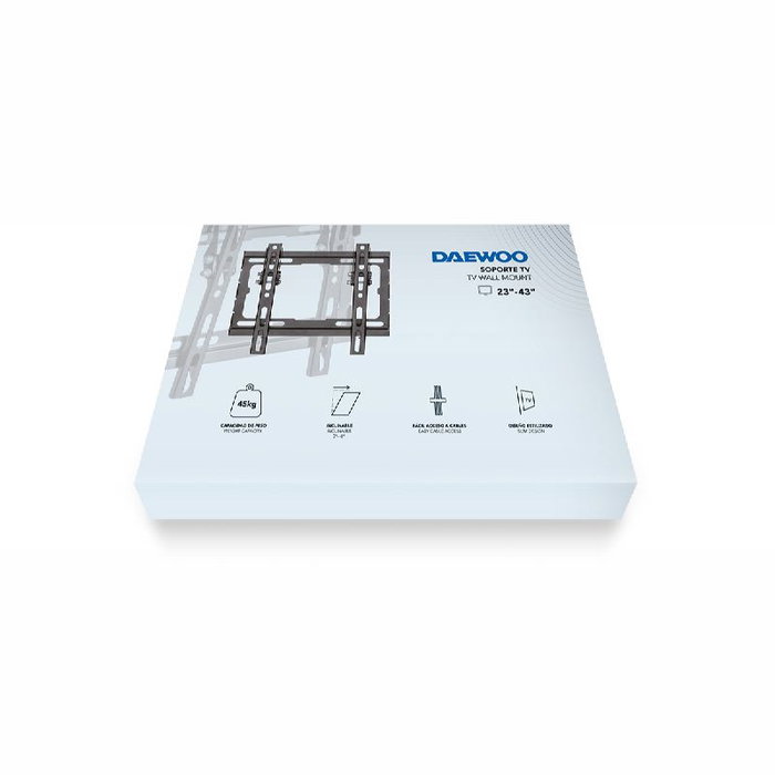 DAEWOO Support de télévision 23-43 pouces fixe avec inclinaison 8 degrés