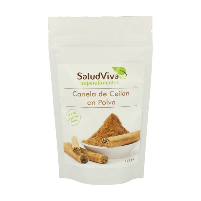 Salud Viva Cannelle de Ceylan biologique en poudre 125g Salud Viva Cannelle de Ceylan biologique en poudre 125g