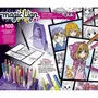 Lansay Coffret de Dessin Repro Manga Chibi Magic Lign - 100 Illustrations - Pour Enfants à Partir de 7 Ans - Kit Créatif