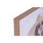 Home ESPRIT Toile Chapeau Boho Blanc Beige (2 Unités)