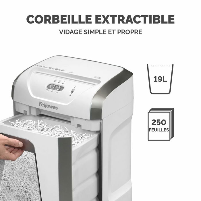 Déchiqueteuse de Papier Fellowes 100017466 19 L
