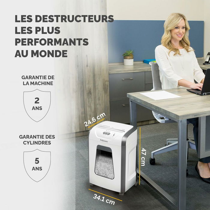 Déchiqueteuse de Papier Fellowes 100017466 19 L