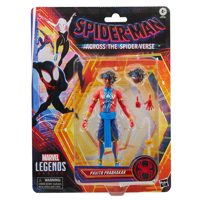 Hasbro Marvel Legends Series - Figurine Articulée Pavitr Prabhakar (Spider-Man India) - Spider-Man: Across the Spider-Verse - Référence F9172