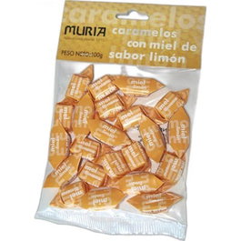 MURIA Bonbons au miel et citron sans sucre 100 g