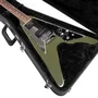 GATOR Gw Deluxe Étui pour Guitare Électrique Flying V - Noir, Bois