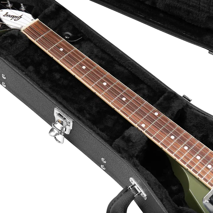 GATOR Gw Deluxe Étui pour Guitare Électrique Flying V - Noir, Bois