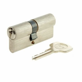 Yale Cylindre série 500+ 30x30 mm nickelé - 5 goupilles - 3 clés