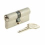 Yale Cylindre série 500+ 30x30 mm nickelé - 5 goupilles - 3 clés