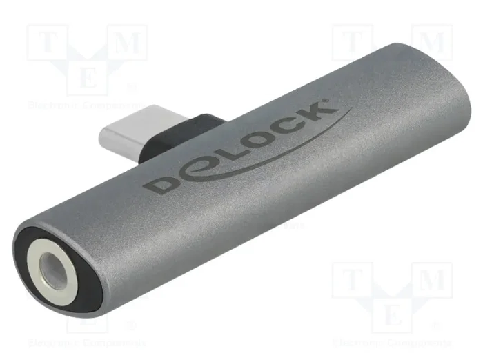 DELOCK Adaptateur USB C vers Jack 3,5mm Stéréo 60W DELOCK Adaptateur USB C vers Jack 3,5mm Stéréo 60W