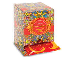 The Capsoul Thé Rouge Mangue Fruit de la Passion - Thé Pu Erh, Lemongrass, Citron - 15 unités