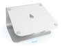 Rain Design mStand 360 Support Pivotant pour Ordinateur Portable en Aluminium Anodisé Argent - Compatible Macbook et PC