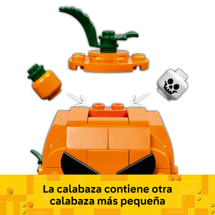 LEGO Set de construction Halloween 40822 - Camionnette Jack-O'-Lantern et citrouille géante