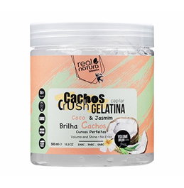 Real Natura Gelatina Capilar Cachos Crush Coco & Jasmin 500ml