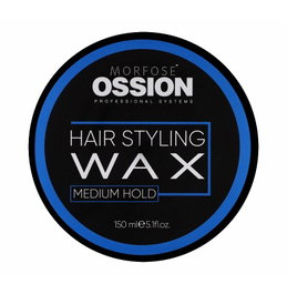 Ossion Hair Styling Wax Medium Hold Azul 150ml