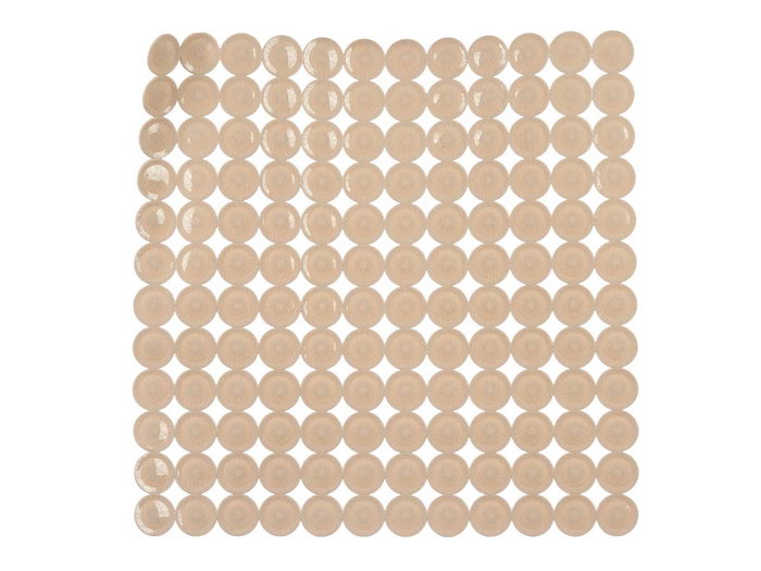 Berilo Tapis de Bain Antidérapant Brique Beige 54 x 55 x 6 cm PVC (Set de 6)