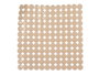 Berilo Tapis de Bain Antidérapant Brique Beige 54 x 55 x 6 cm PVC (Set de 6)