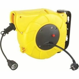 Gao Enrouleur automatique 20m Jaune H05VV-F 3x1,5mm² IP20