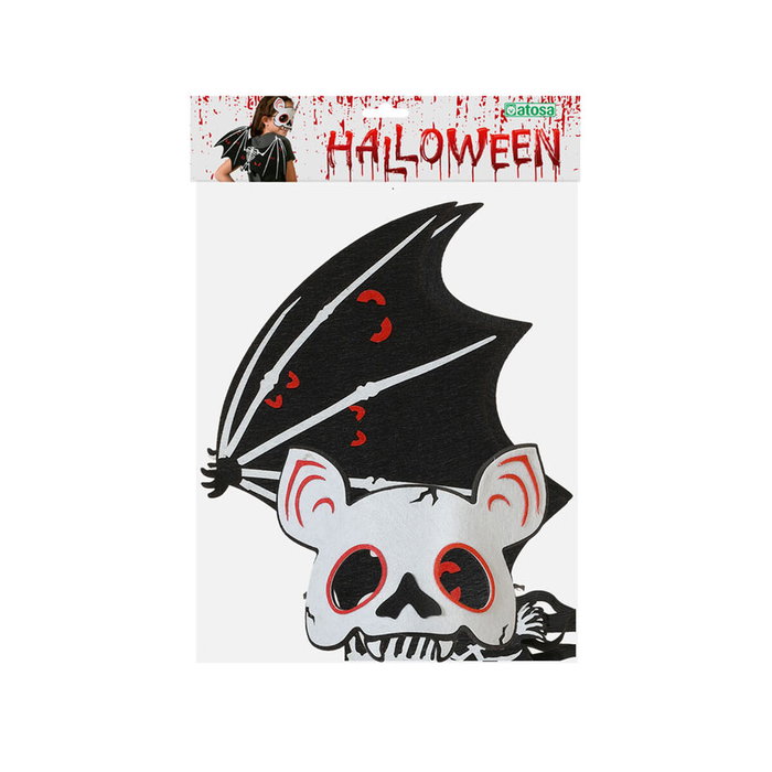 BigBuy Carnival Accessoire de déguisement de vampire avec ailes et masque