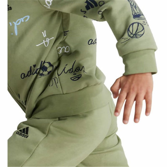 Survêtement Enfant Adidas Brand Love Little Vert Survêtement Enfant Adidas Brand Love Little Vert