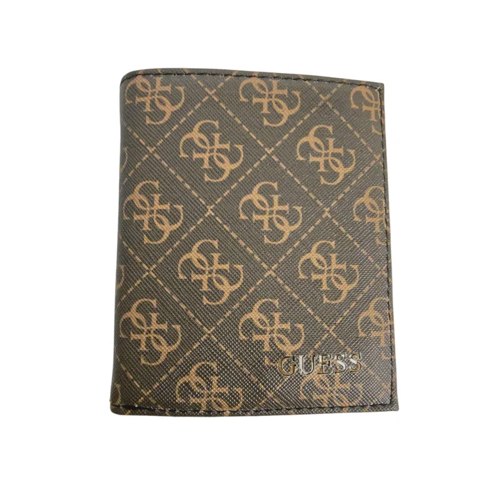 Guess Vezzola Petit Portefeuille en Textile Noir Guess Vezzola Petit Portefeuille en Textile Noir