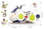 Hola Moto Racing - Correpasillos avec panel interactif, lumières et sons
