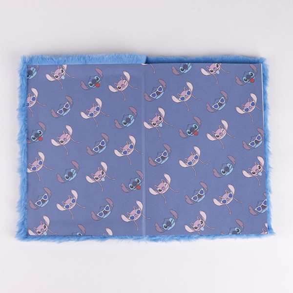 Cerdá Carnet de notes Premium A5 Lilo & Stitch Hair Stitch Bleu