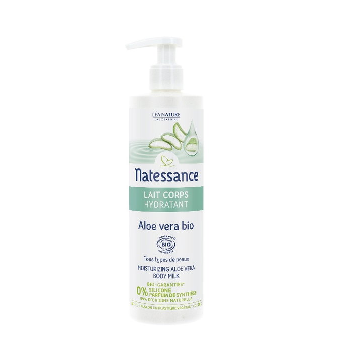 NATESSANCE Lotion corporelle hydratante à l'aloe vera biologique NATESSANCE Lotion corporelle hydratante à l'aloe vera biologique