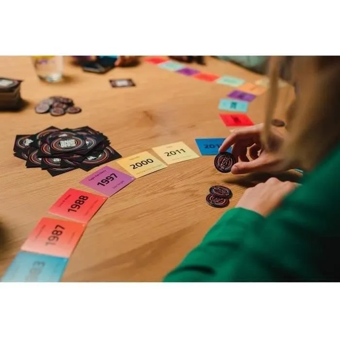 Dujardin Hitster - Jeu de société musical 100% chansons françaises - Ambiance pour soirées entre amis - À partir de 16 ans