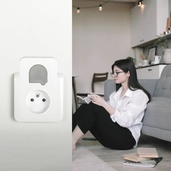 Scs Sentinel Carillon sans fil SONE+ avec prise intégrée, 25 mélodies, Blanc Scs Sentinel Carillon sans fil SONE+ avec prise intégrée, 25 mélodies, Blanc