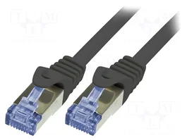 LOGILINK Cordon de raccordement Cat 6a S/FTP 3m RJ45