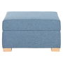 Repose-pied Home ESPRIT Bleu Urbaine 70 X 50 X 40 CM