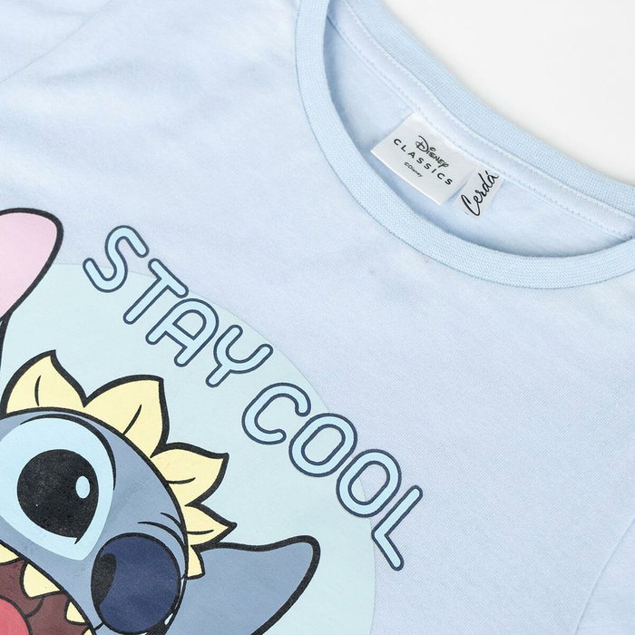 Stitch Pyjama Enfant 2 Pièces Bleu clair, 5 ans