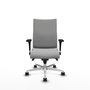 Piqueras Y Crespo Silla Albacete confidente, Gris clair, Mécanisme Sincro, Base Aluminium