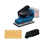 Bosch Professional Ponceuse Vibrante Sans Fil GSS18V-18 - Sac à Poussière et Feuille Abrasive Inclus - Ponçage Bois, Métal, Plâtre