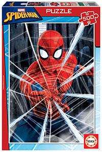 Educa Puzzle 500 pièces Spider-Man - Jeu de patience en espagnol/anglais - Pour adultes et enfants dès 11 ans