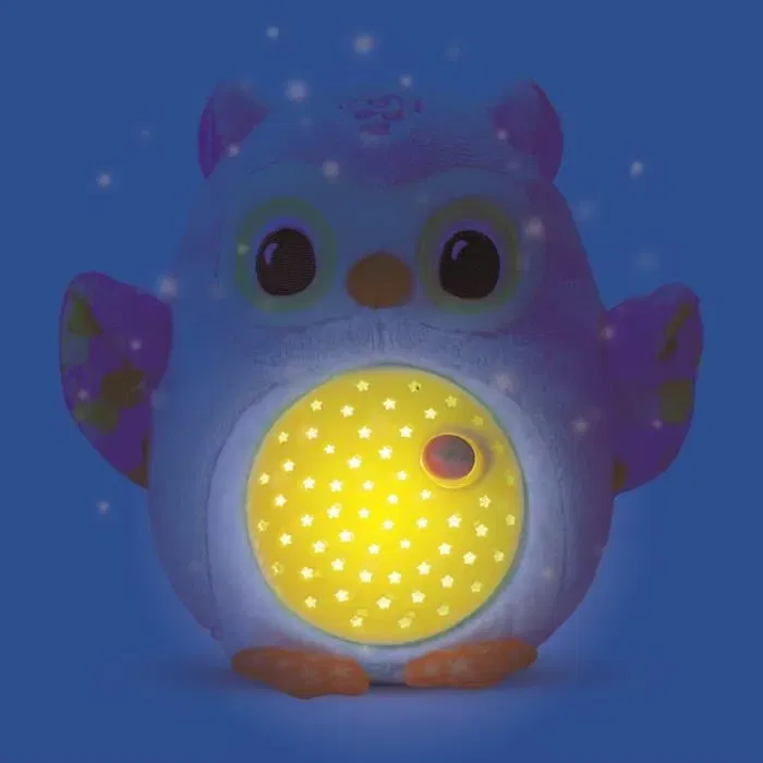 Vtech Ma Veilleuse Lumi Chouette Peluche Musicale avec Berceuses et Capteur Sonore pour Bébé