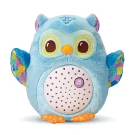 Vtech Ma Veilleuse Lumi Chouette Peluche Musicale avec Berceuses et Capteur Sonore pour Bébé