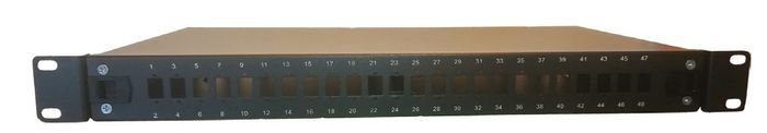Lanview Panneau de brassage fibre optique 19'' 24 ports, compatibles connecteurs SC simplex et LC duplex, avec gestion des câbles et fixation cassettes Lanview Panneau de brassage fibre optique 19'' 24 ports, compatibles connecteurs SC simplex et LC duplex, avec gestion des câbles et fixation cassettes