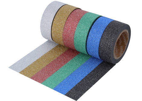 Innspiro Set de 6 cintas masking tape Serie Glitter