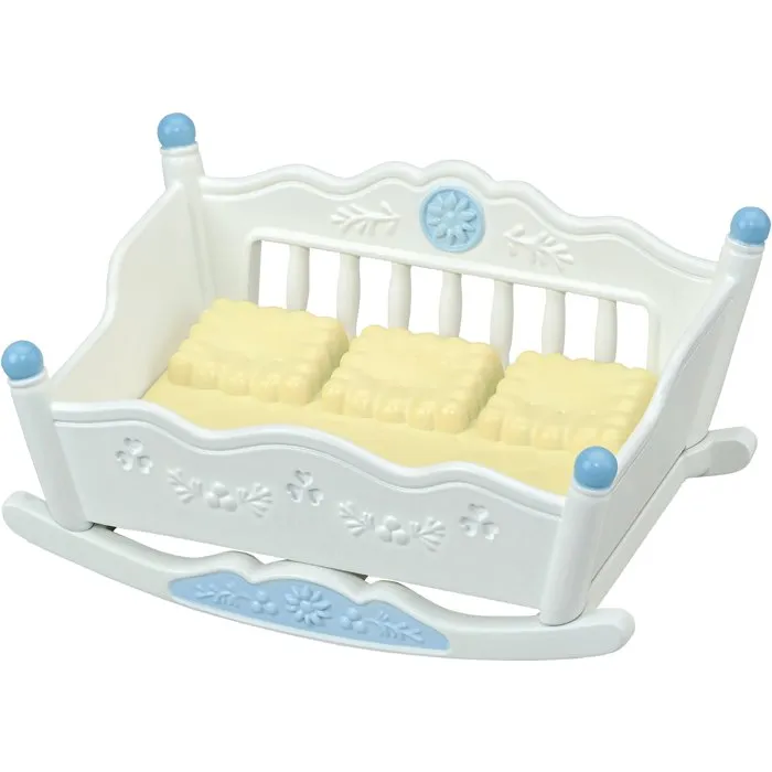 Sylvanian Families Les triplés Ours Biscuit avec berceau