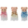 Sylvanian Families Les triplés Ours Biscuit avec berceau