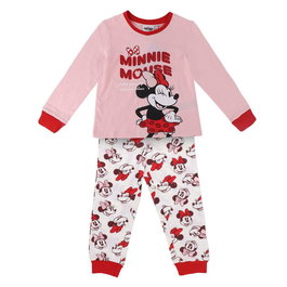 Cerdá Pyjama Longue en Single Jersey Minnie - Taille 6 Ans (6 ans) - Rose