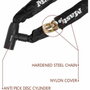 Master Lock Chaîne Antivol Vélo 90 cm en Acier Cémenté