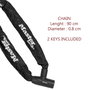 Master Lock Chaîne Antivol Vélo 90 cm en Acier Cémenté