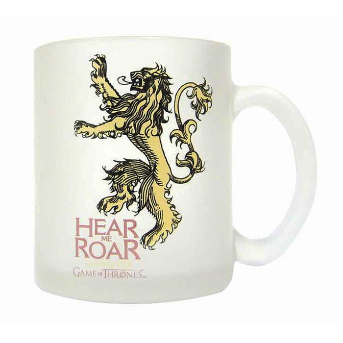 SD TOYS Taza vidrio translucida Lannister Juego de Tronos SD TOYS Taza vidrio translucida Lannister Juego de Tronos