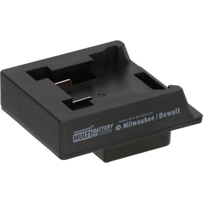 Brennenstuhl Adaptateur Milwaukee / Dewalt pour système Multi Battery 18V Brennenstuhl Adaptateur Milwaukee / Dewalt pour système Multi Battery 18V