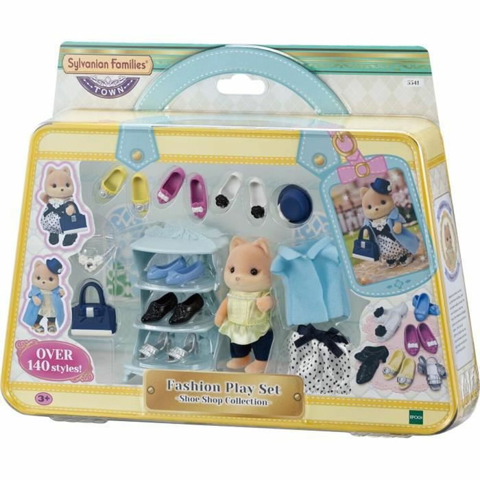 Sylvanian Families La valisette de mode et grande sœur chien caramel
