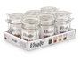 Vivalto Pot en Verre Hermétique - 150 ml - Transparent - 9x9.5x6.5 cm (Set de 24)