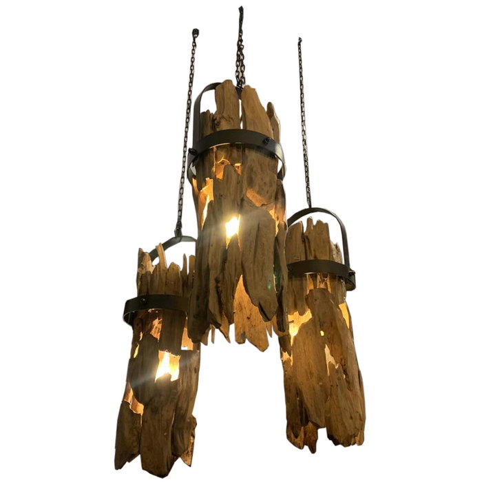 Suspension Home ESPRIT Fer bois de teck 160 x 30 x 40 cm Suspension Home ESPRIT Fer bois de teck 160 x 30 x 40 cm