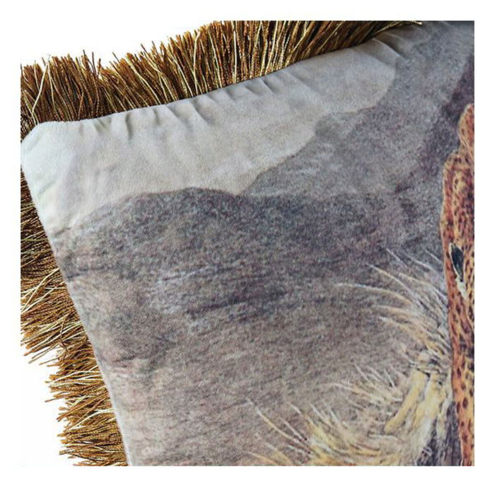 Coussin DKD Home Decor Aluminium Colonial Jungle (2 Unités) (2 Pièces)